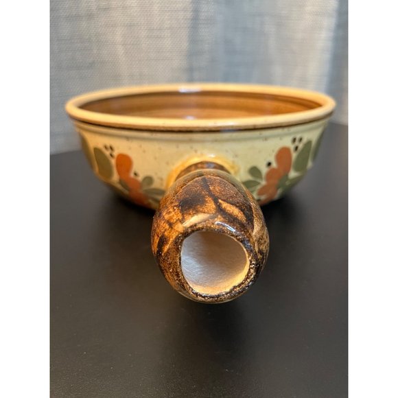 Vintage Landert 22 Swiss Made Floral Print Fondue Pot - Picture 8 of 10